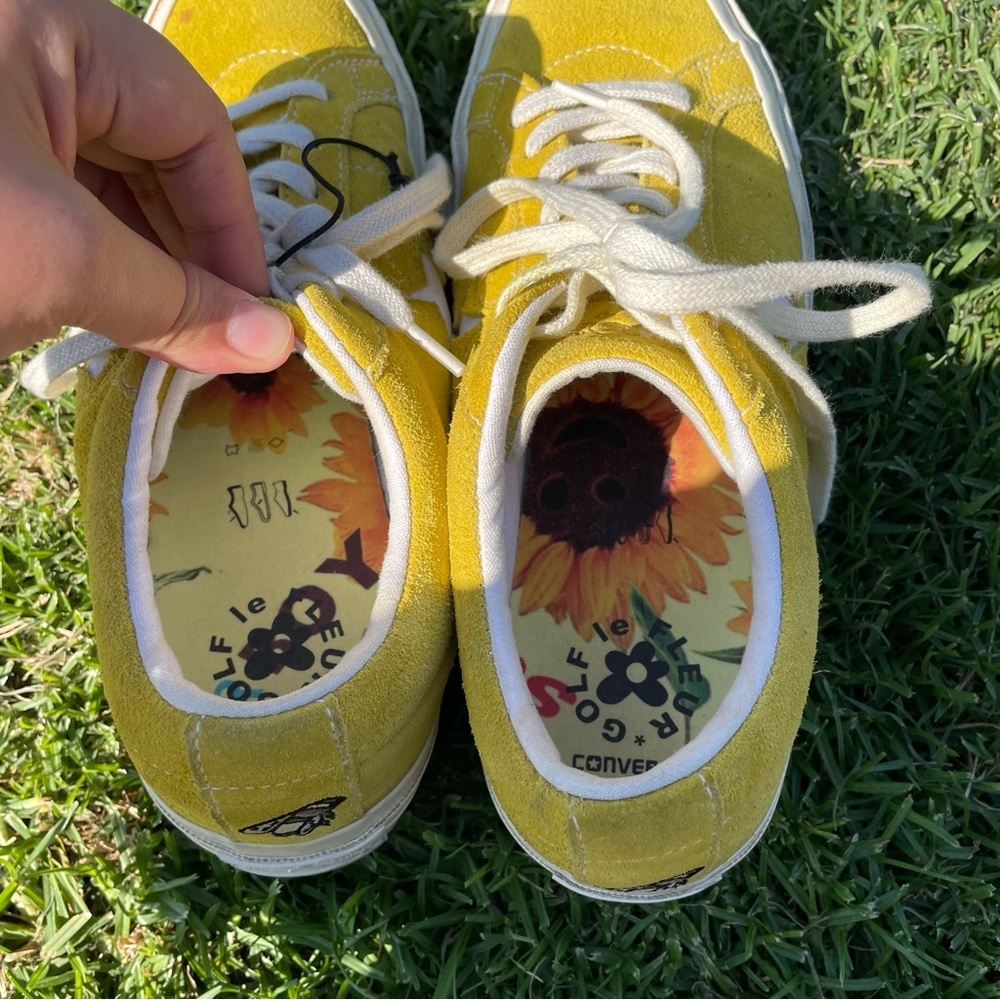 Rare⭐️ Converse One Star OX x Golf Le Fleur Tyler The Creator OG Sulphur M8 W10 - Picture 13 of 16